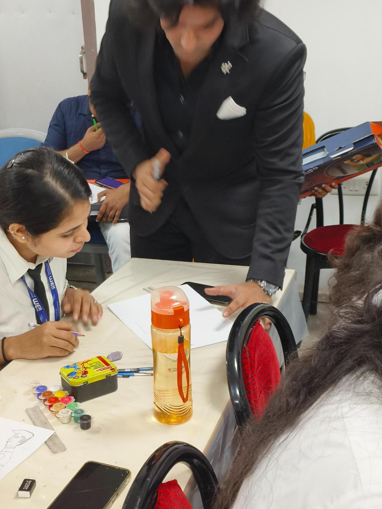 Rahul Soni Conducts “All Can Sketch” Workshop for PGDM, BBA, BCA & MAMC Students at IIBM and ZHI Patna
